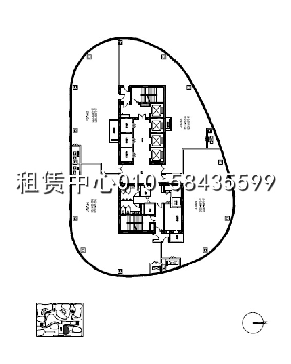 三里屯SOHOC座平面图