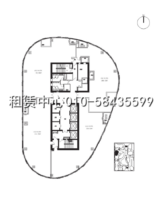 三里屯SOHOD座平面图